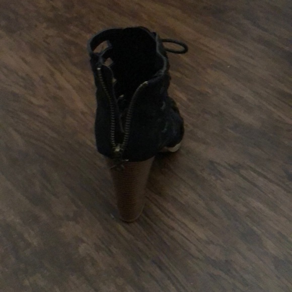 Black sandal pumps - Picture 4 of 5